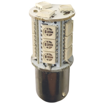1852 LED-lanternlampa BAY15D Ø18x37mm 10-36Vdc grön, 2 st