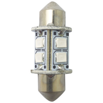 1852 LED pinol/spollampa 31mm 10-36Vdc grn, 2 st