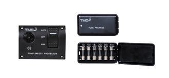 TMC pumppanel med 6 säkringar och säkringsbox, 24V
