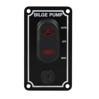 Pumppanel vattentät 12V, lodrät