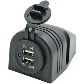 1852 Påbyggnadspanel med dubbelt USB-uttag