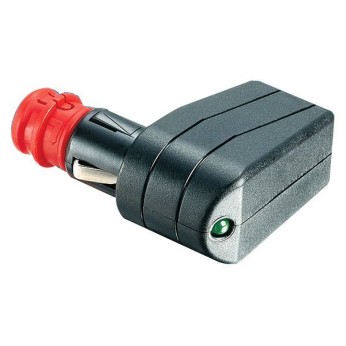 Universalkontakt vinklad med leder, 12/24V / 7,5 Amp