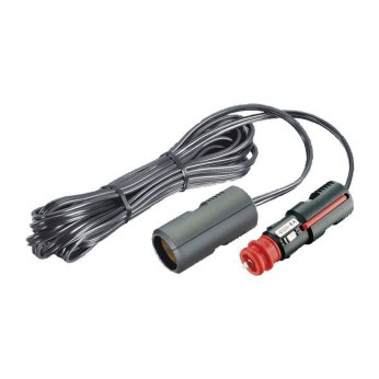 Universalkontakt med 8 Amp säkring, kabel & ciguttag, 12/24V
