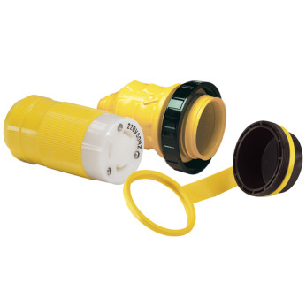 Marinco landströmskontakt 32amp med lock och mantel