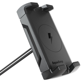 AquaAmp 500 vertikal mobil hållare med laddare 12V 25W Qi2.2
