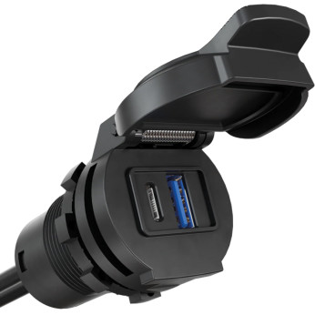 AquaAmp Smart USB C 30W/A 6W uttag 10-24V