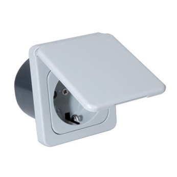 Strmuttag med lock fr inbyggnad gr, 220V