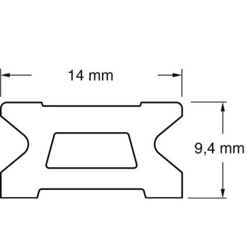 Ronstan Skotskena 14mm 2m serie 14