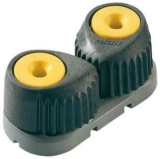 Ronstan Medelstor cleat, gul till 3 - 12mm lina