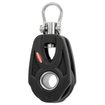 Ronstan serie 25 enkeltblok med sv & hunde.