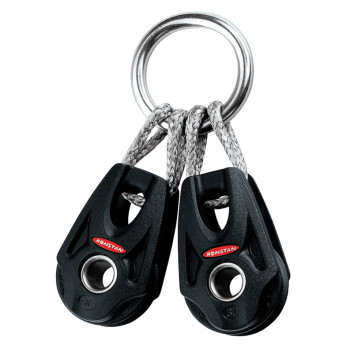 Ronstan serie 30 orbit enkeltblok par med 40mm ring