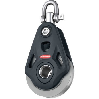 Ronstan Core enkelblock med svirvel för 5mm vajer, serie 60