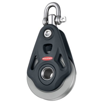 Ronstan Core enkelblock med svirvel för 5mm vajer, serie 75