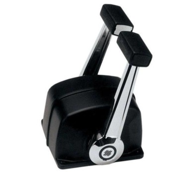 Ultraflex Kontrolbox dubbel svart med trim