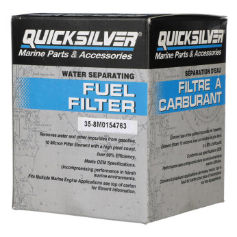 Quicksilver 8m0154763 brændstoffilter, vandsep. - udvalgte j