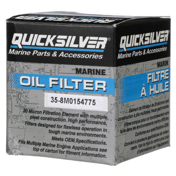 Quicksilver 8m0154775 oliefilter til forskellige marinemotor