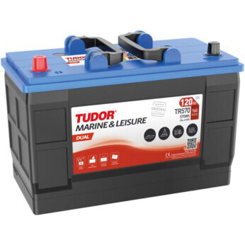 Tudor TR570 batteri nautilus  120ah dual, helpall 36 stk.