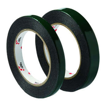 Dubbelhäftande tejp svart utomhus, 19mm