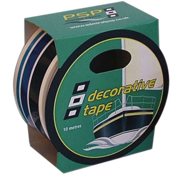 PSP Go-fast skrovtejp 3xblå ränder, 21mm