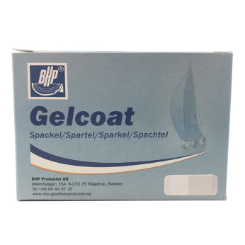 BHP Gelcoat-spackelmassa Gul 30009, 100g och 7g härdare