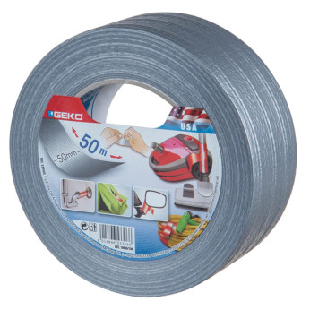 Geko Ultra Repair vävtejp grå 50mm x 50m