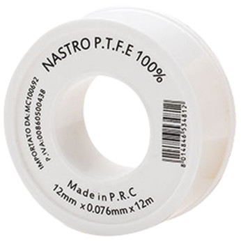 Geko Gängtejp P.T.F.E vit 12mm x 12m