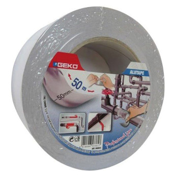 Geko Aluminiumtejp 30my 50mm x 50m