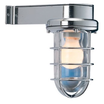 Foresti maskinrumslampa kromad
