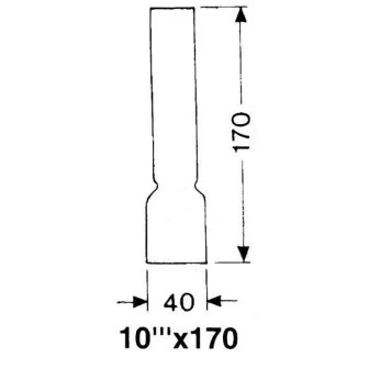 DHR Lampglas 10''' x 170 mm