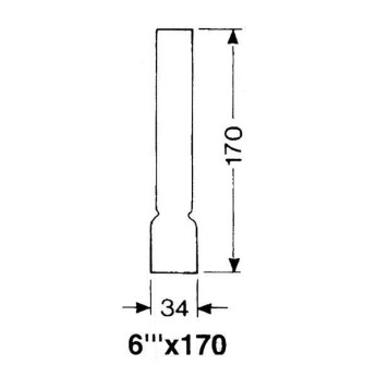 DHR Lampglas 6''' x 170mm