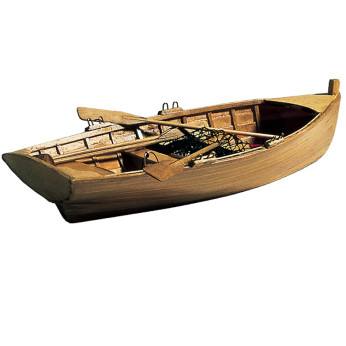 Båtmodell roddbåt 30x10cm
