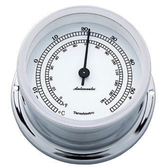 Autonautic Minor 72 termometer Ø72/50 mm förkromad mässing