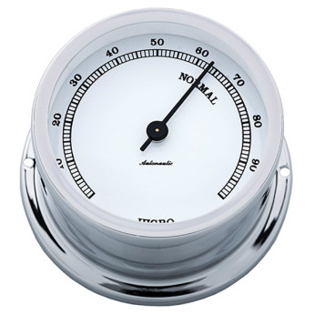 Autonautic Minor 72 hygrometer Ø72/50 mm förkromad mässing