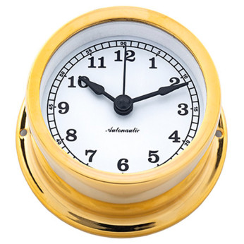 Autonautic Minor 72 Skeppsur Ø 72/50 mm förgylld mässing