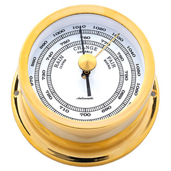 Autonautic Minor 72 barometer Ø72/50 mm förgylld mässing