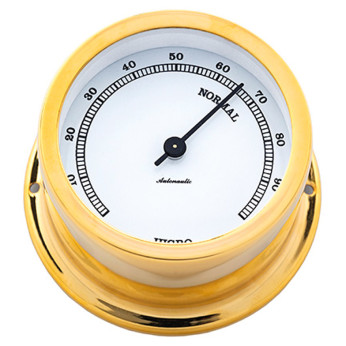 Autonautic Minor 72 hygrometer Ø72/50 mm förgylld mässing