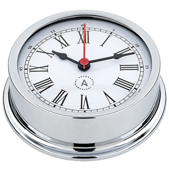 Autonautic Pacific 120 skeppsur romertal Ø120/110 mm förkromad mässing