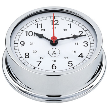 Autonautic Pacific 120 skeppsur Ø120/110 mm förkromad mässing