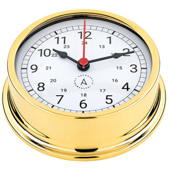 Autonautic Pacific 120 skeppsur Ø120/110 mm förgylld mässing