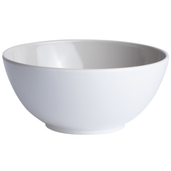 MB Harmony skål vit/beige, Ø15 cm