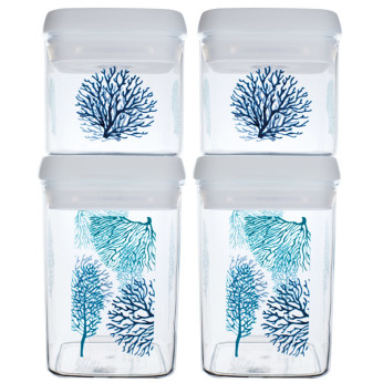 MB Coastal förvaringsburkar 500 ml x2 800 ml x 2
