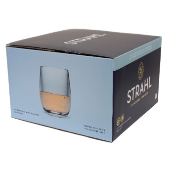 Strahl vinglas utan fot 247 ml i presentfö