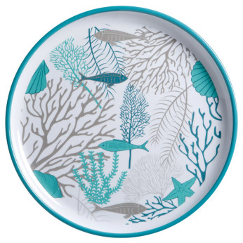 MB Coastal Acqua tallrikar Ø25, 6 stk