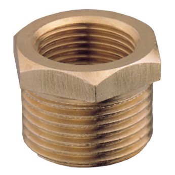 Guidi nippelmuff utv./inv. gängning, mässing