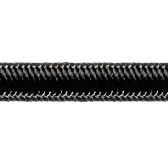 Robline elastisk Shock cord, svart  - 1 meter