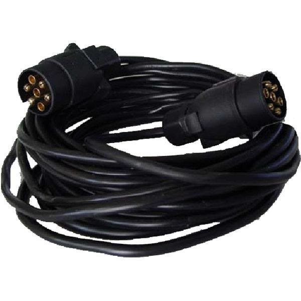 Kabel 8m fr trailerlampa 7-polig kontakt