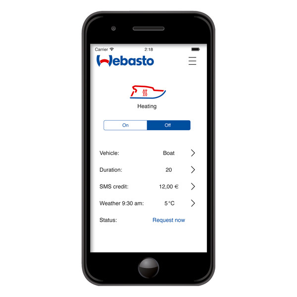 Webasto ThermoConnect TCON2 - app styrning