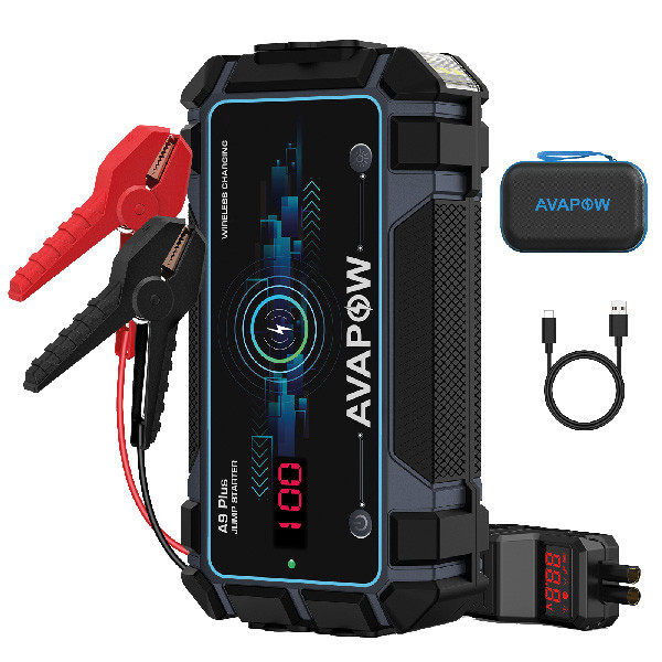 Avapow Jumpstarter A9 Plus inkl vska 2000A, 12V