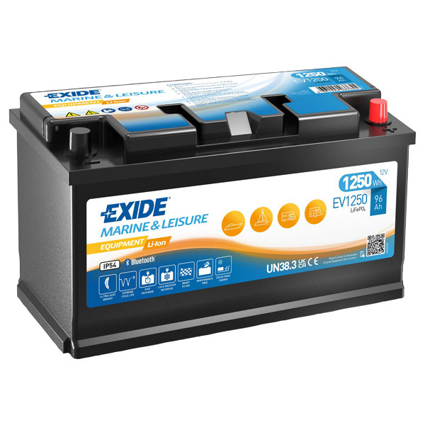 Exide EV1250 litiumbatteri 96A