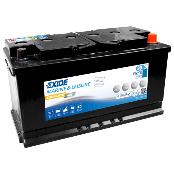 Exide Equipment batteri gel, 80 Amp